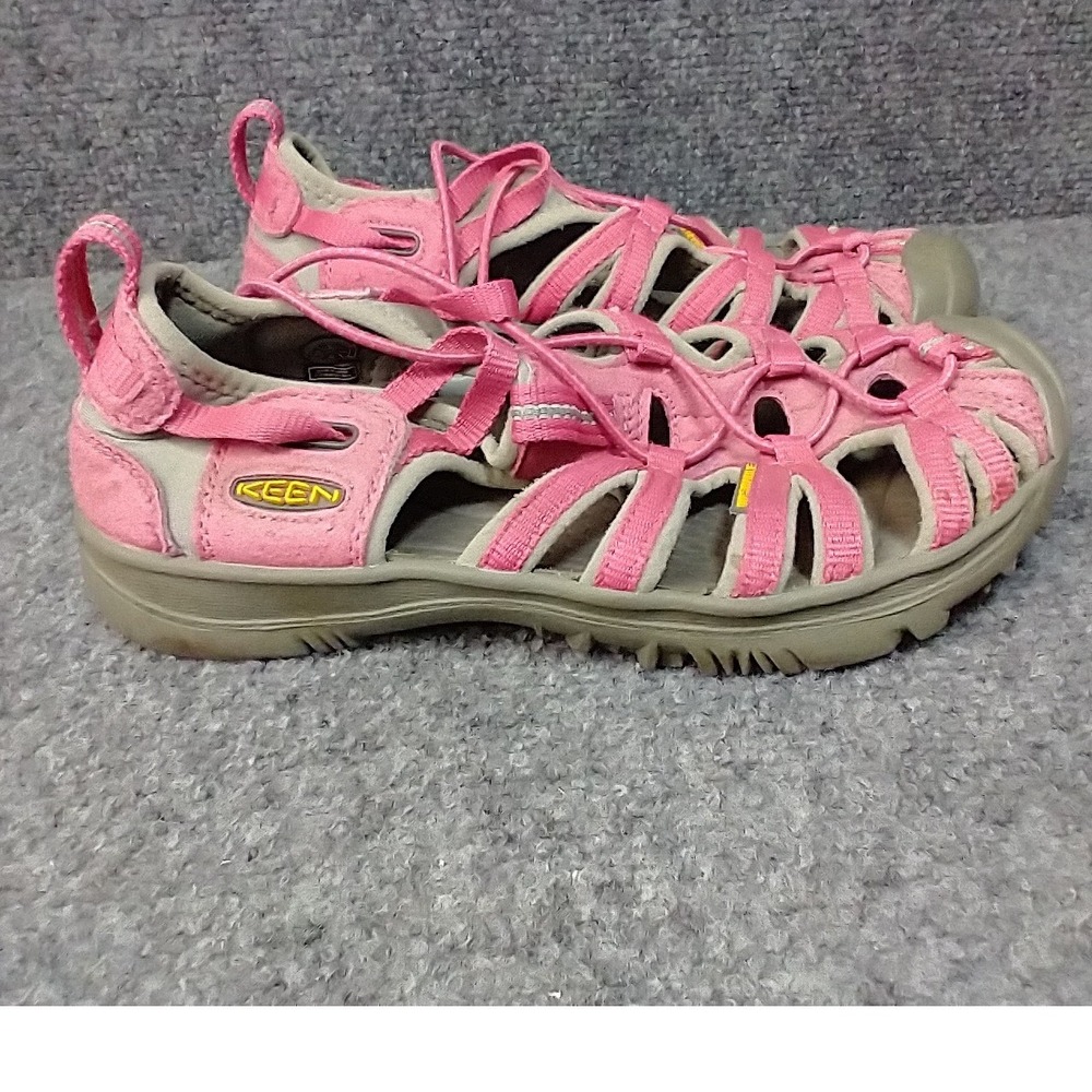Keen Whisper Pink Gray Kids Sport Sandals Water Shoes 1012309 Size 3 US‎ 35 EU